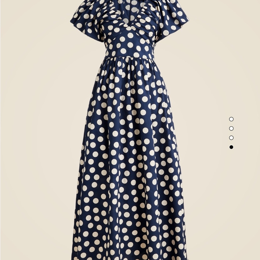 J. Crew Blue and White Maxi Dress